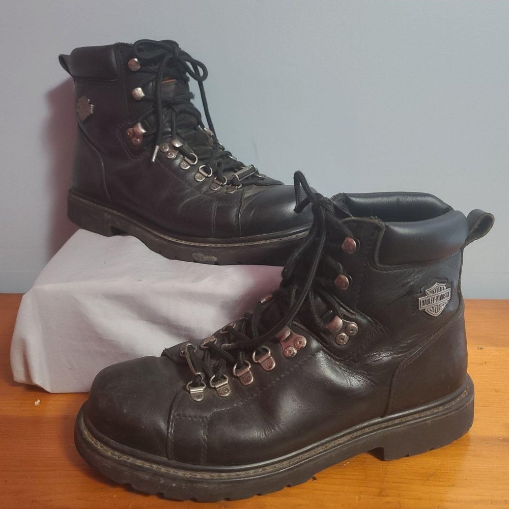 Harley Davidson leather boots size women's 9.5